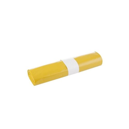 BOLSA BASURA AMARILLA 60X100 G120  10u