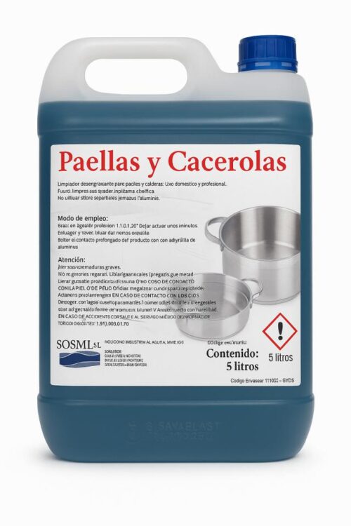 DESINCRUSTANTE PAELLAS Y CACEROLAS 5L