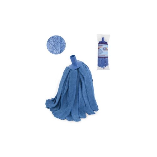 FREGONA TIRAS MICROFIBRA AZUL
