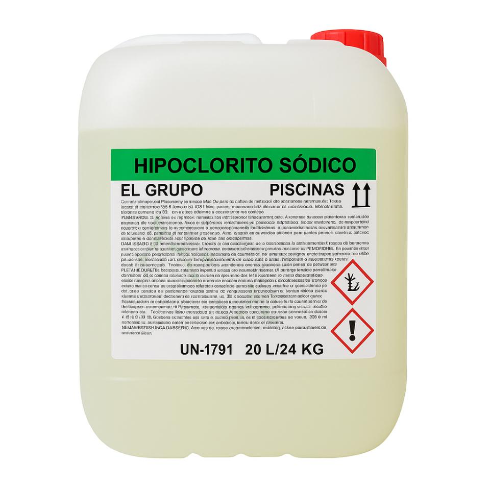 HIPOCLORITO GRADO CONSUMO 24KG ENVASE RETORNABLE