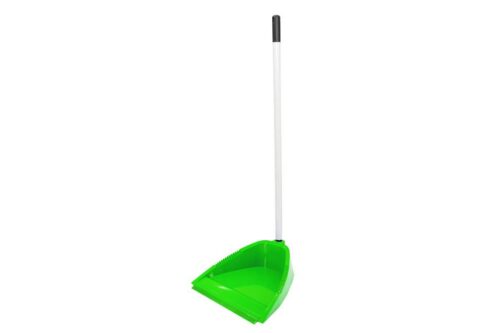 RECOGEDOR TECNICO ANTIVUELCO VERDE PALO METAL
