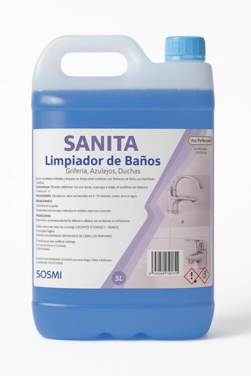 SANITA  limpiador desincrustante ácido  5L