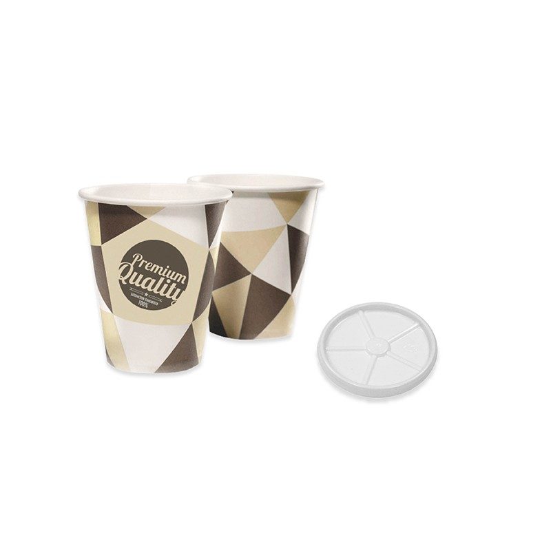 VASO VENDING CON TAPA 8OZ  200u